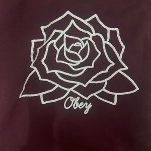 obey flower hoodie